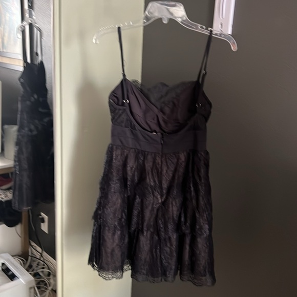 1 hour sale. BCBGMaxazria, black lace dress Medium - Picture 5 of 10